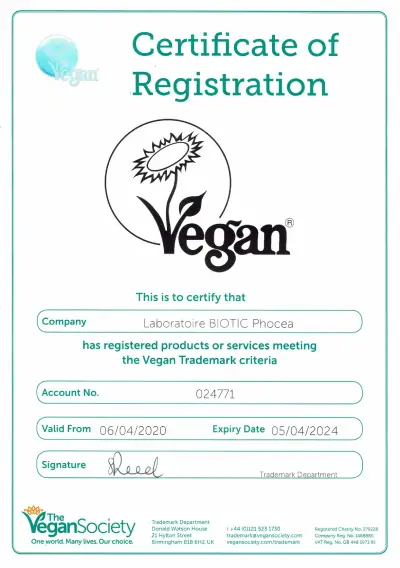 Tricopigmentation - Certificat Vegan Biotic Phocea
