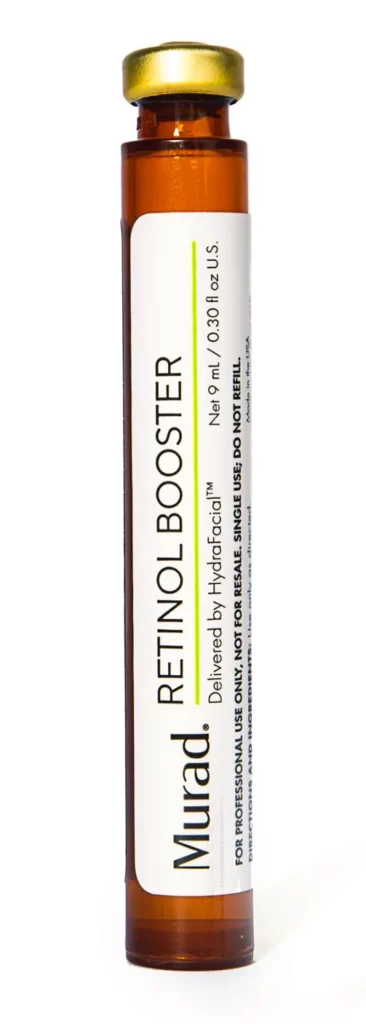 Personnalisation du soin hydrafacial: booster-retinol